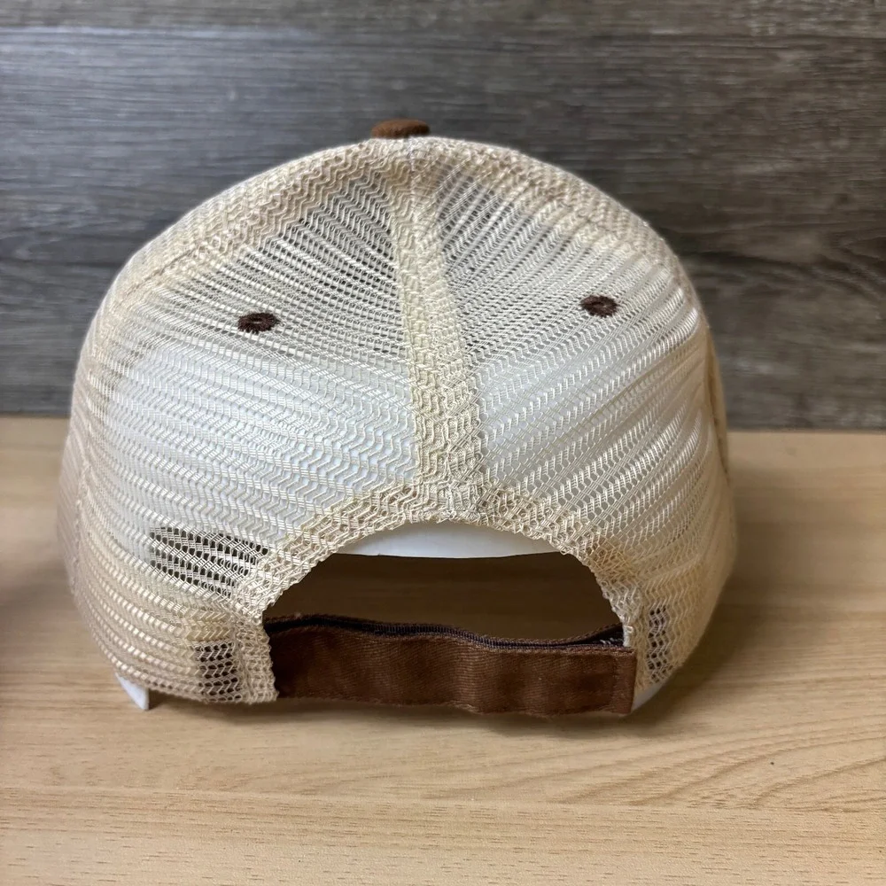 Butcher & Bee Hat Cap‎ Strap Back Brown Workshop Adjustable Mens